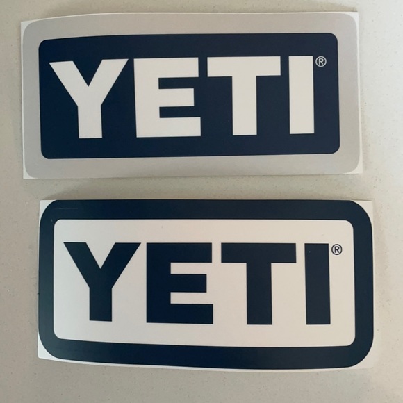 Set of 2 Yeti Stickers - Picture 1 of 2